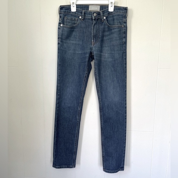 Everlane Men’s Slim Fit Jean Dark Wash Denim ~ Cotton Stretch ~ Size 29 X 30 - Picture 1 of 14